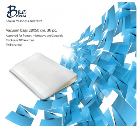 Brecom Pose Vakuum (28X50 cm) 30 stk.