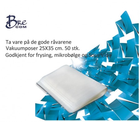 Brecom Pose Vakuum (25X35 cm) 50 stk.