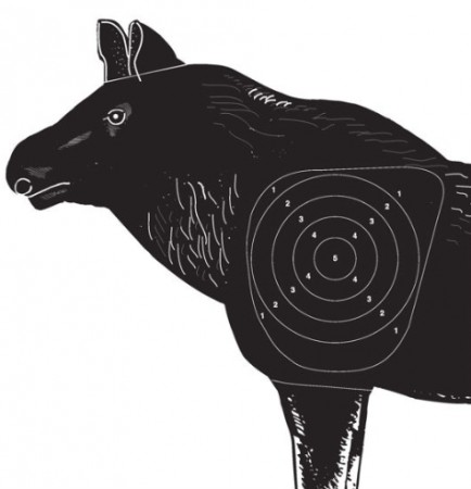 Jaktfelt Skive Elgkalv 