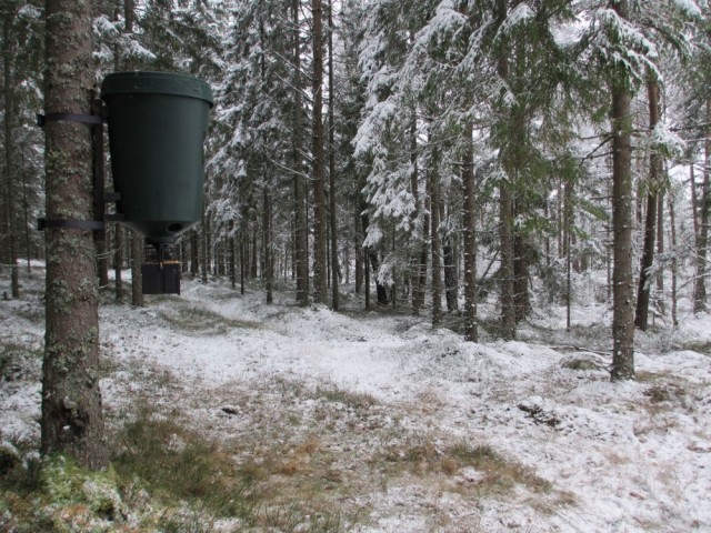 KOMPLETT FÔRAUTOMAT - TREMONTASJE - 120 LITER