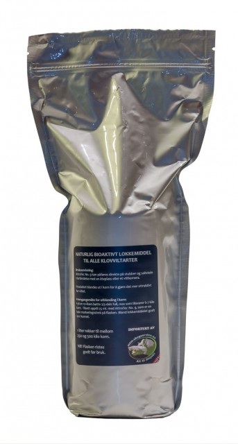 FLASKEN ER PAKKET I EN GJENVINNINGSBAR ALUMINIUMSPOSE