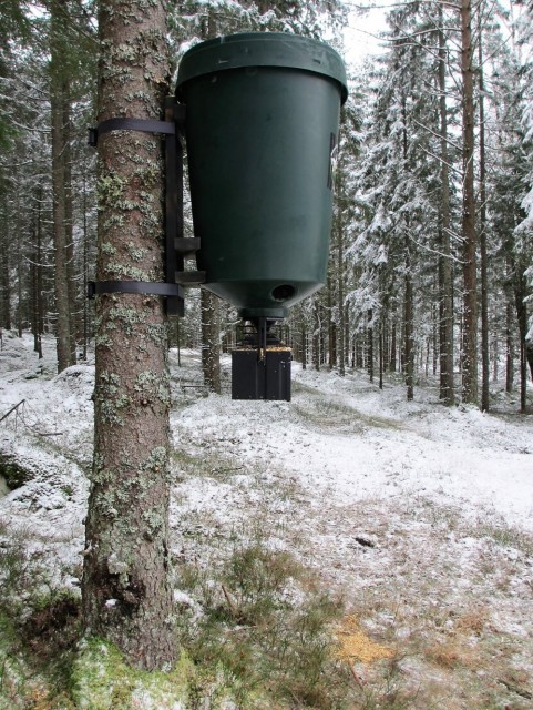 KOMPLETT FÔRAUTOMAT - TREMONTASJE - 120 LITER